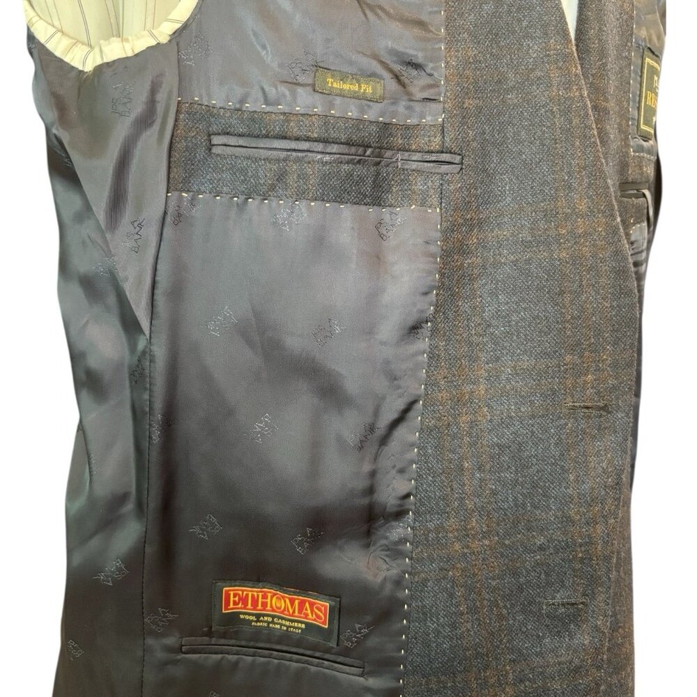 Jos. A.‎ Bank Reserve E. Thomas Blazer 42L Merino Wool Cashmere - Picture 5 of 7